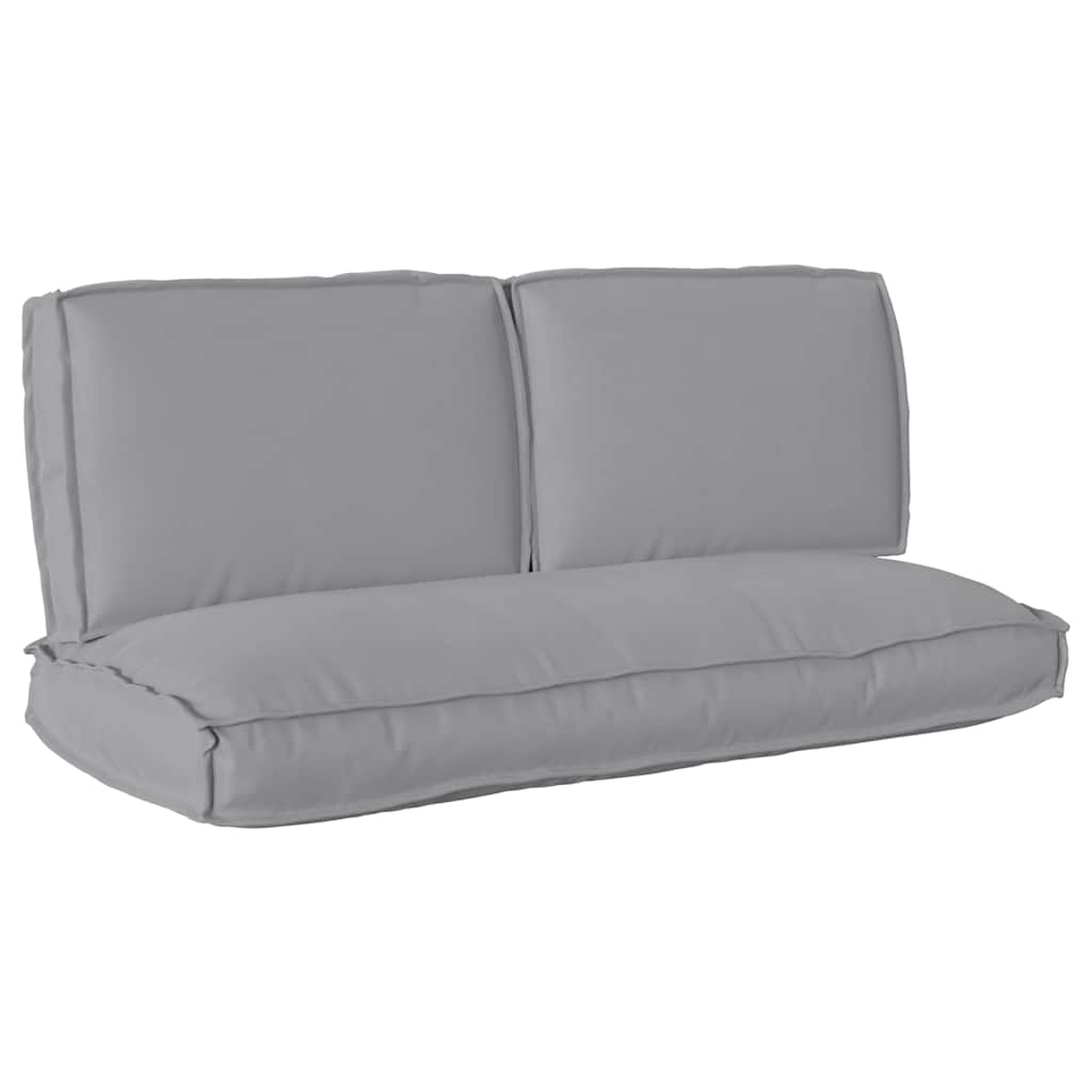 Set di Cuscini 3 pcs Grigio Tessuto Oxford