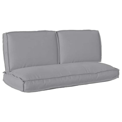 Set di Cuscini 3 pcs Grigio Tessuto Oxford