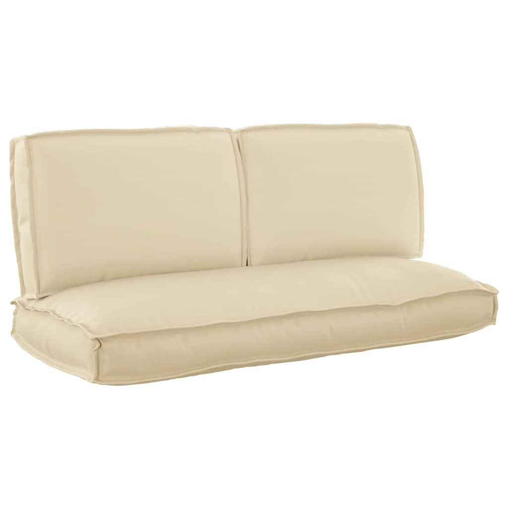 Set di Cuscini 3 pcs Beige Tessuto Oxford