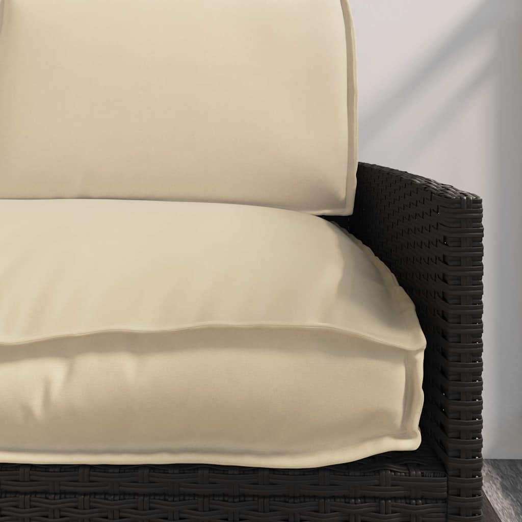 Set di Cuscini 3 pcs Beige Tessuto Oxford