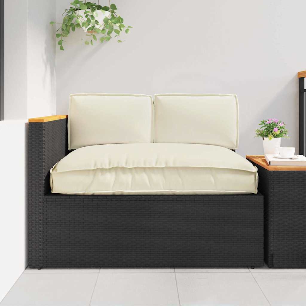 Set di Cuscini 3 pcs Crema Tessuto Oxford