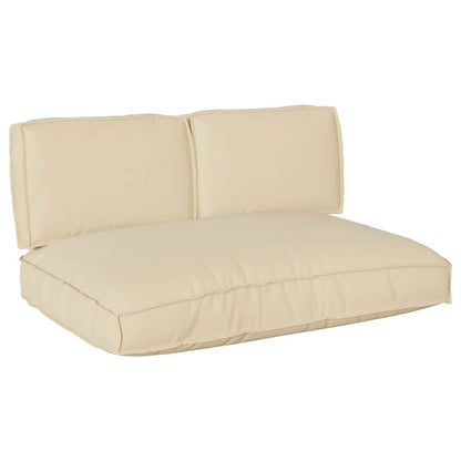 Set di Cuscini 3 pcs Beige Tessuto Oxford