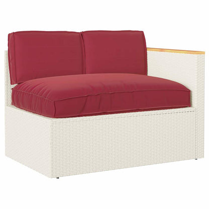 Set di Cuscini 3 pcs Rosso Vino Tessuto Oxford