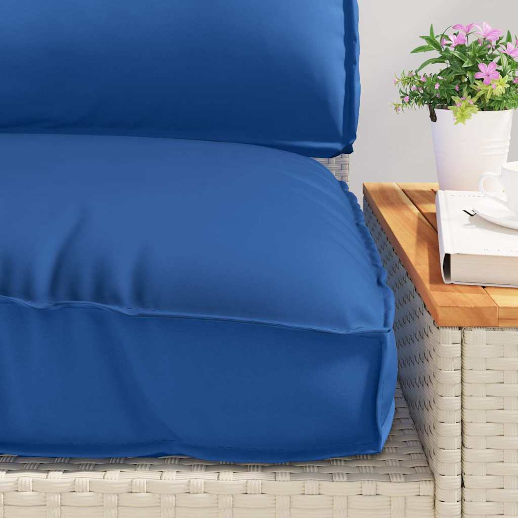 Set di Cuscini 3 pcs Blu Reale Tessuto Oxford