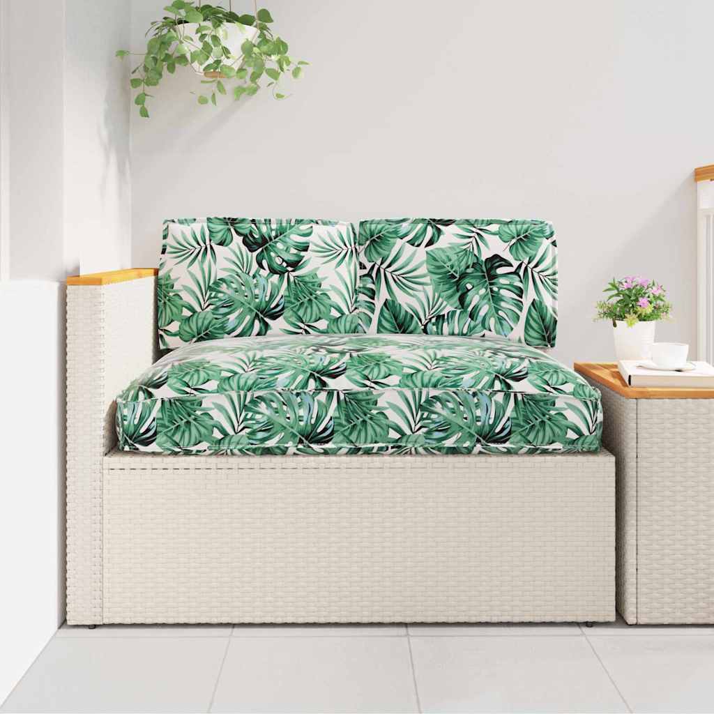 Set di Cuscini Foglia 3 pcs Motivo Foglia Tessuto Oxford