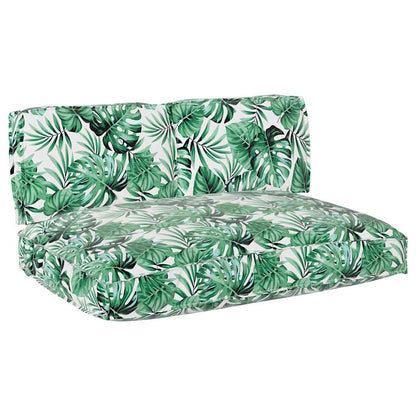 Set di Cuscini Foglia 3 pcs Motivo Foglia Tessuto Oxford