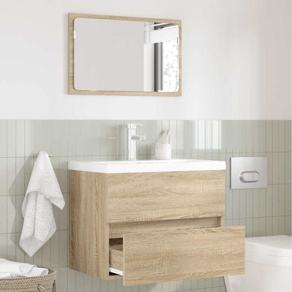 Set di mobili per il bagno Rovere Sonoma Legno multistrato