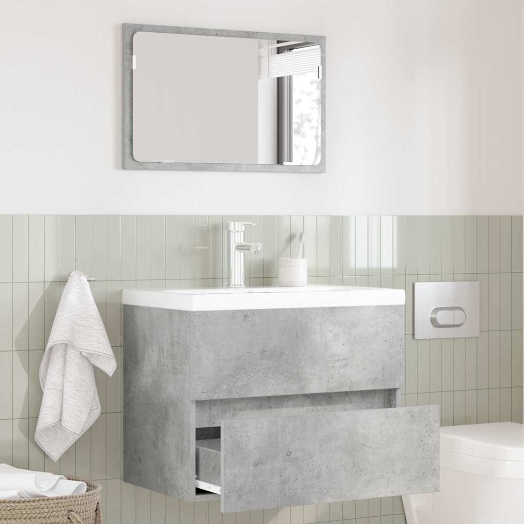 Set di mobili per il bagno Grigio cemento 60 x 38,3 x 45 cm