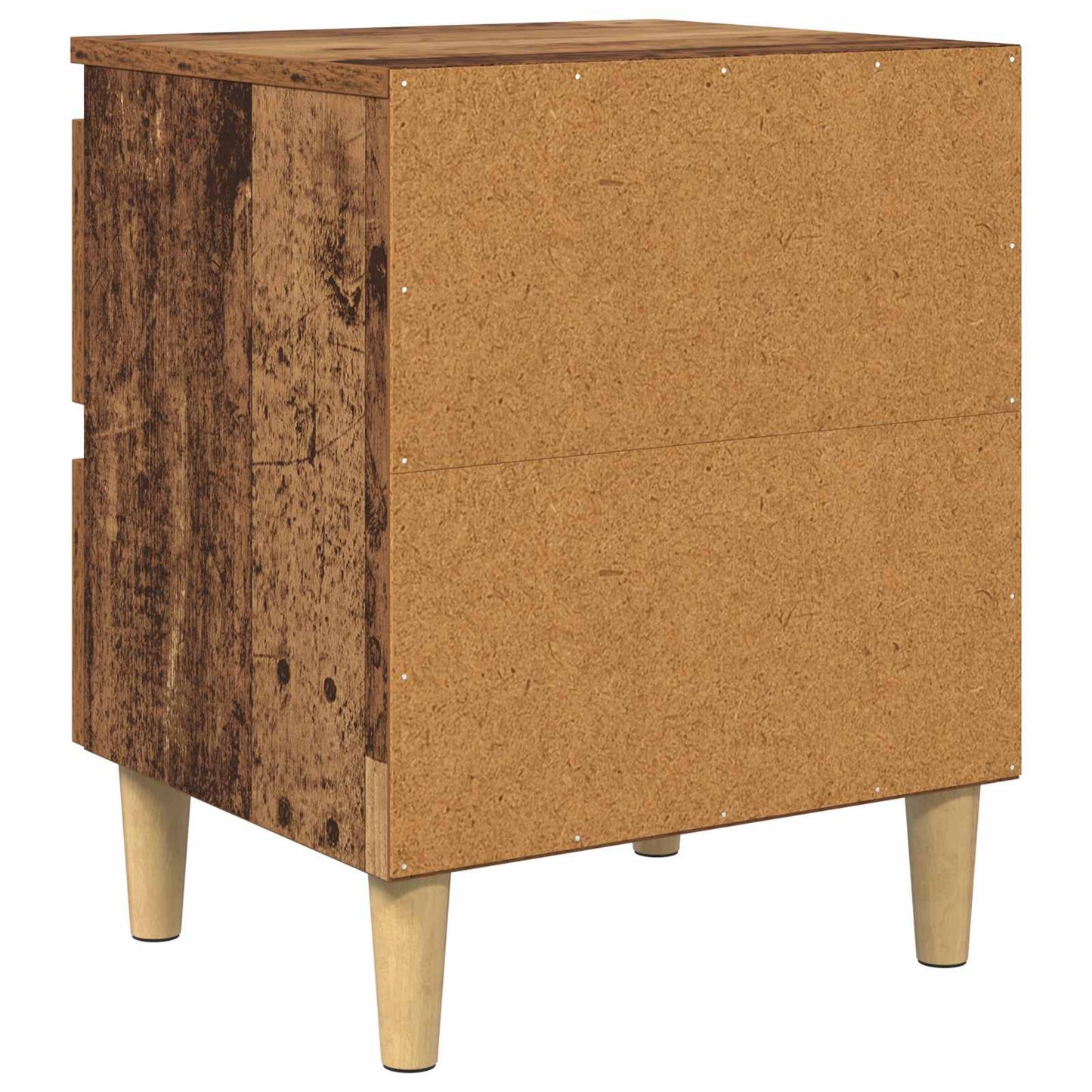 Armadietto per letto con cassetto Legno vecchio 40 x 35 x 50 cm