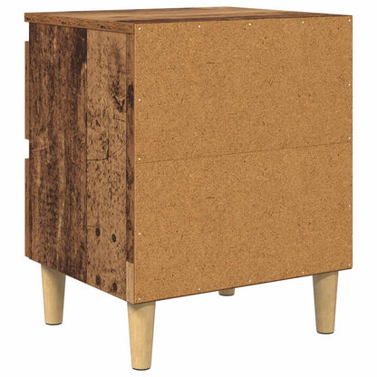 Armadietto per letto con cassetto Legno vecchio 40 x 35 x 50 cm