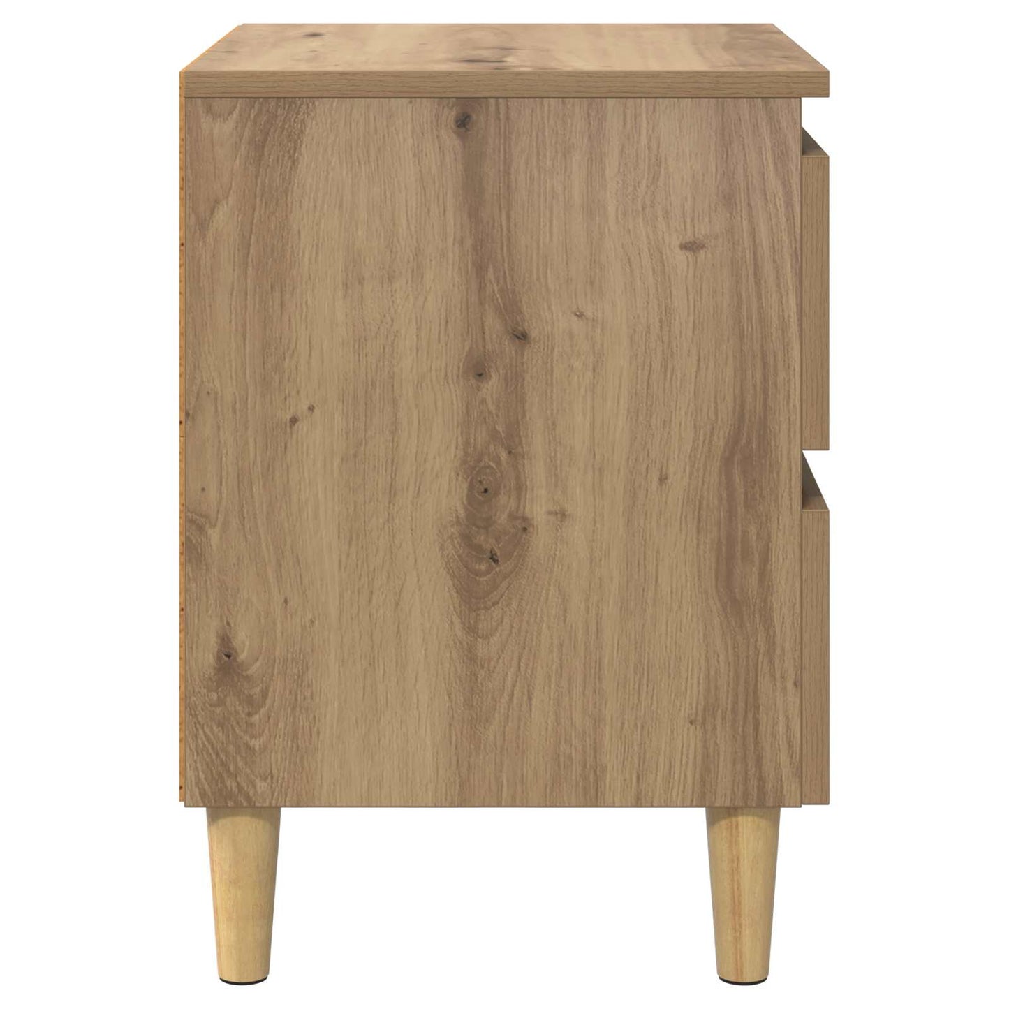 Armadietto per letto Rovere artigianale 40 x 35 x 50 cm
