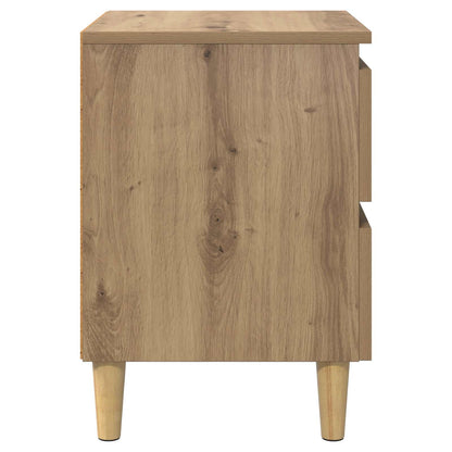 Armadietto per letto Rovere artigianale 40 x 35 x 50 cm
