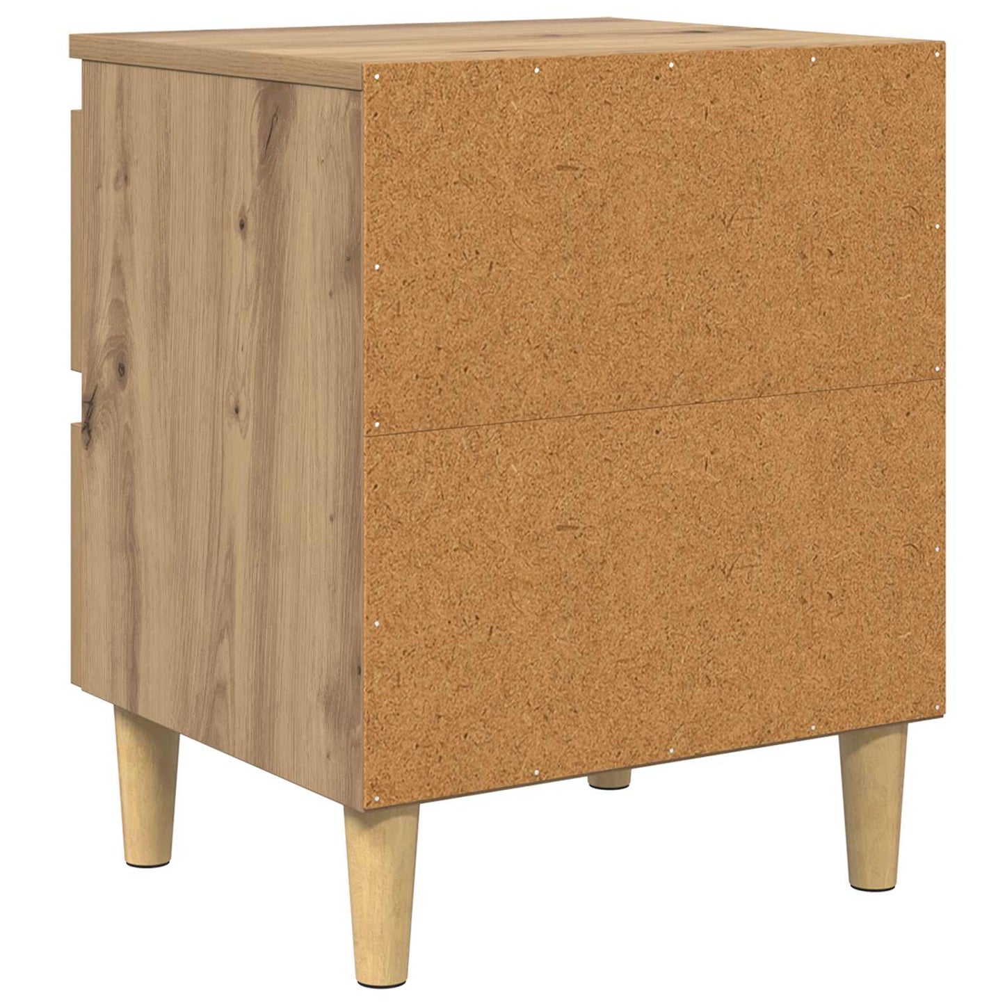 Mobiletti da letto 2 pcs Rovere artigianale 40 x 35 x 50 cm