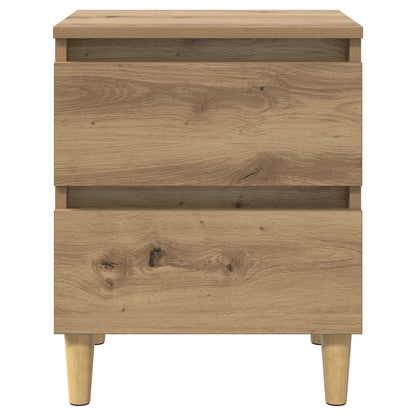 Mobiletti da letto 2 pcs Rovere artigianale 40 x 35 x 50 cm