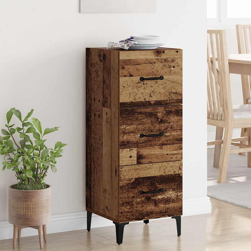 Credenza Legno vecchio 34,5 x 34 x 90 cm Legno multistrato