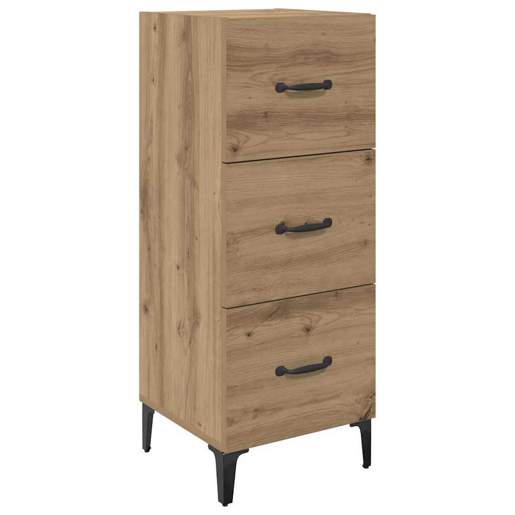 Credenza Rovere artigianale 34,5 x 34 x 90 cm Legno multistrato