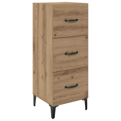 Credenza Rovere artigianale 34,5 x 34 x 90 cm Legno multistrato