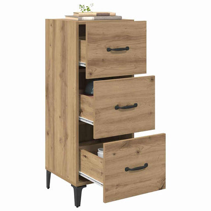 Credenza Rovere artigianale 34,5 x 34 x 90 cm Legno multistrato