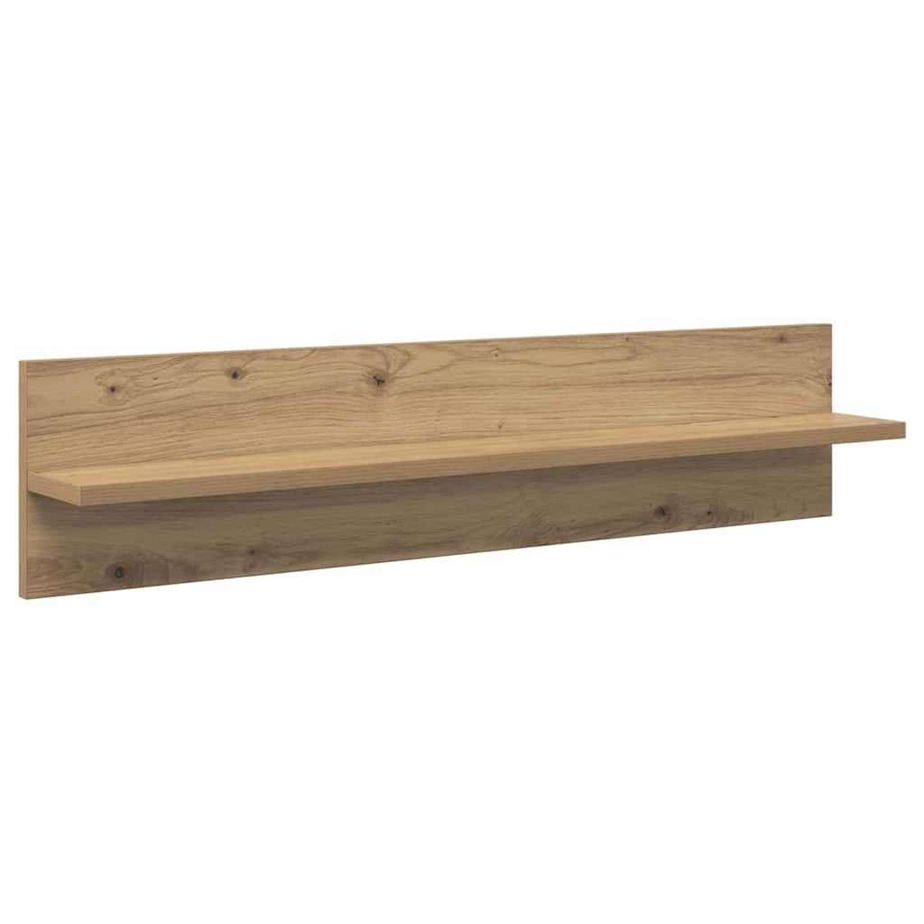 Scaffali da parete 4 pcs Rovere artigianale 80 x 11,5 x 18 cm