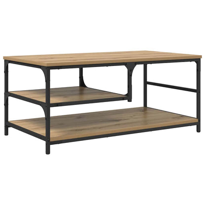Tavolino da salotto Rovere artigianale 90 x 49 x 40 cm