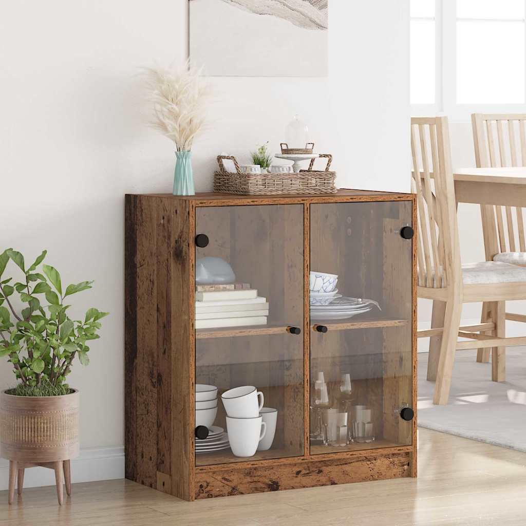 Mobile laterale Legno vecchio 68 x 37 x 75,5 cm