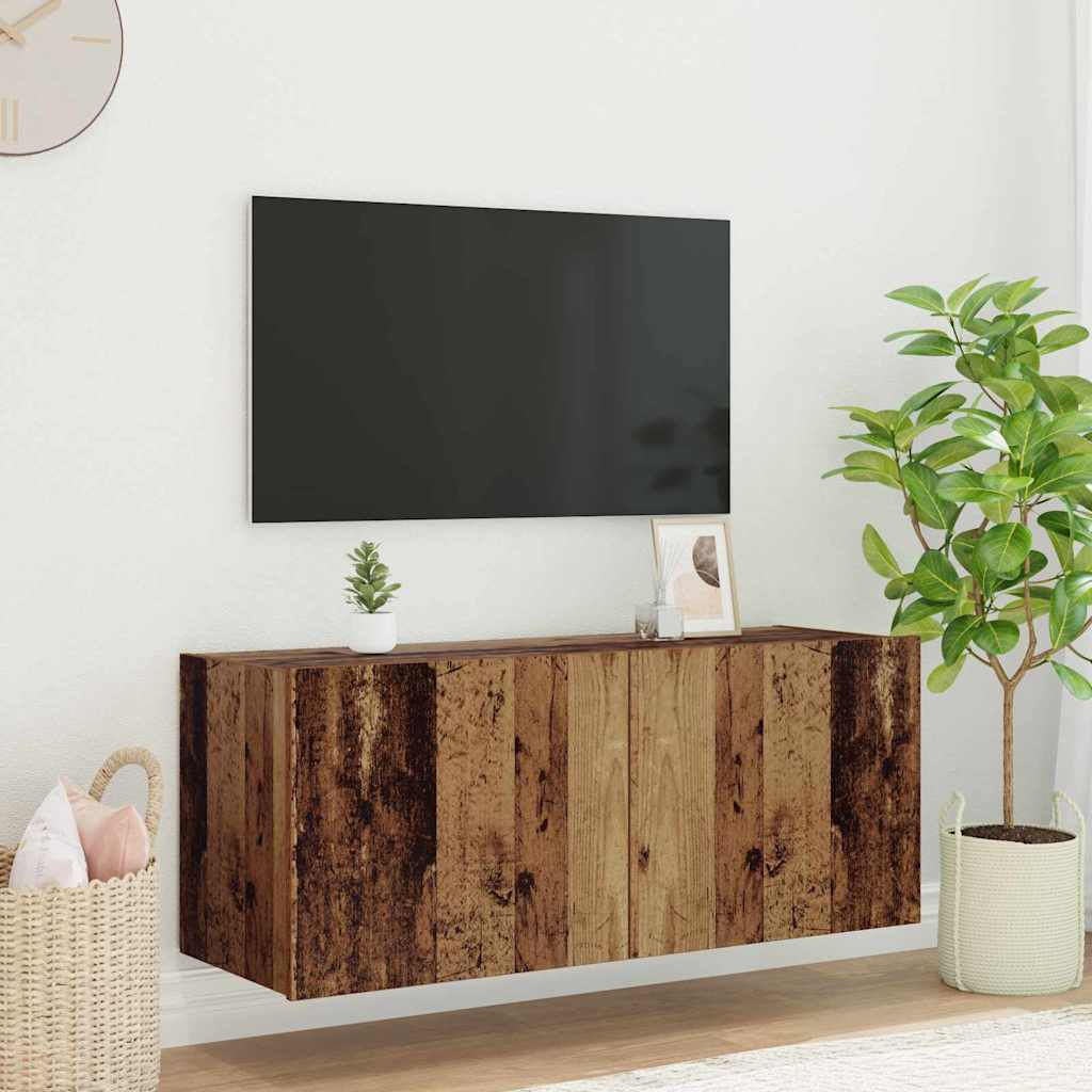 Mobile TV da parete Legno vecchio 100 x 35 x 41 cm