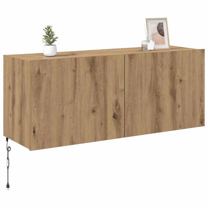 Mobile TV da parete Rovere artigianale 100 x 35 x 41 cm