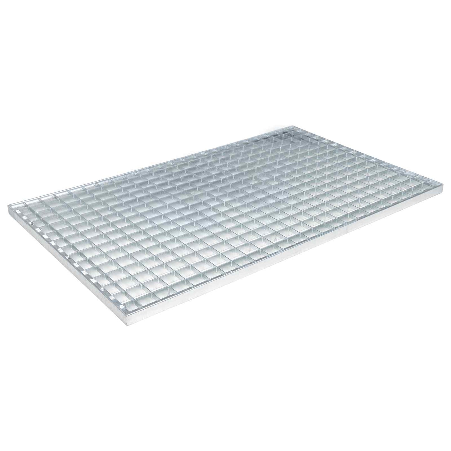 Grata Argento 80 x 50 x 2 cm Acciaio Zincato a Caldo