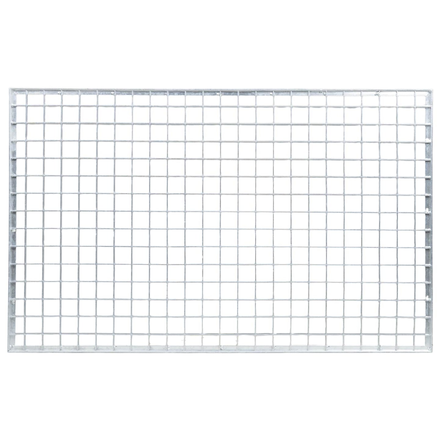 Grata Argento 80 x 50 x 2 cm Acciaio Zincato a Caldo