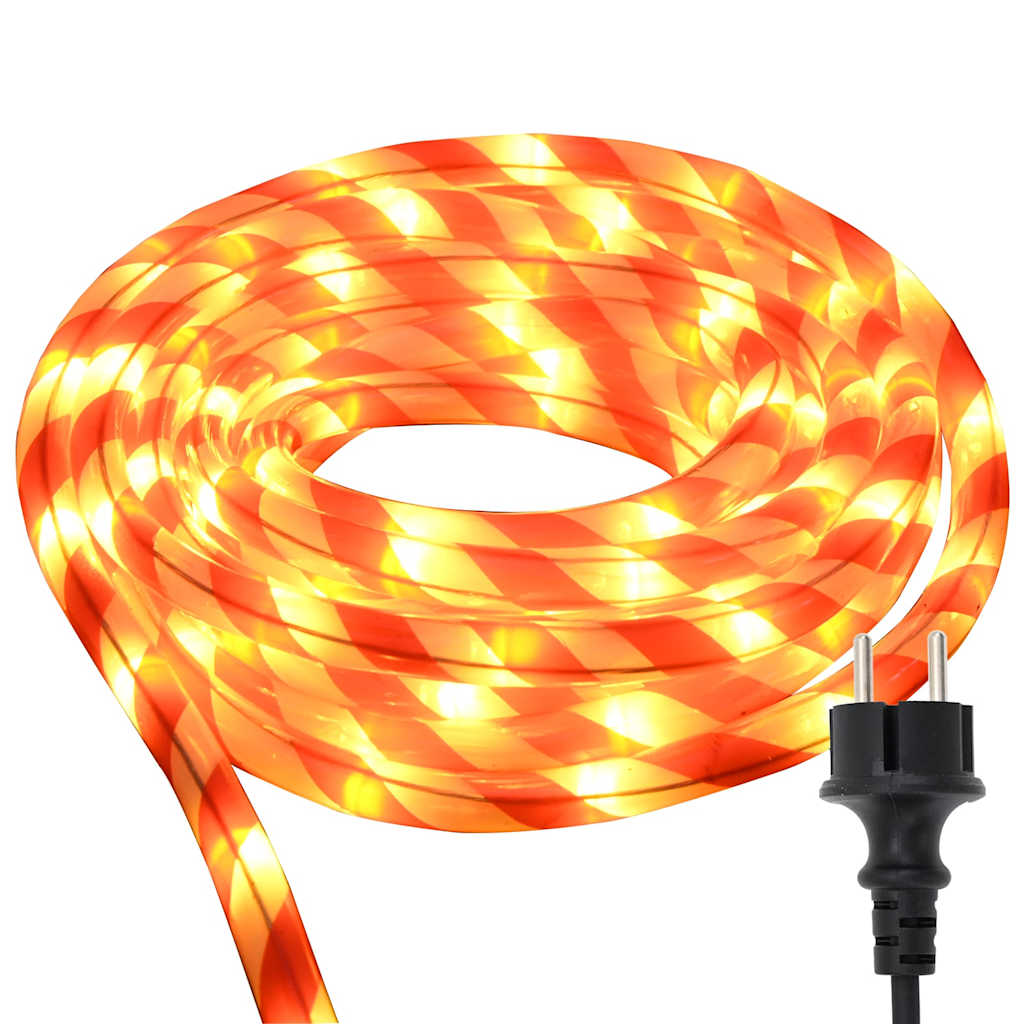 Luce a corda con 2400 LED Bianco caldo 100 m PVC