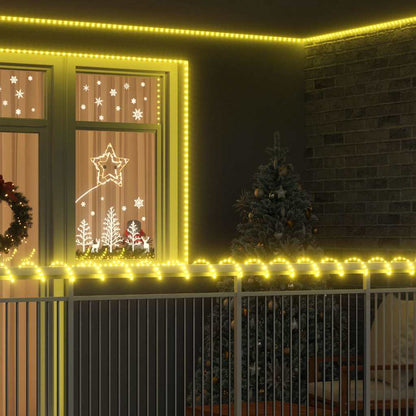 Luce a corda con 120 LED Bianco caldo 5 m PVC
