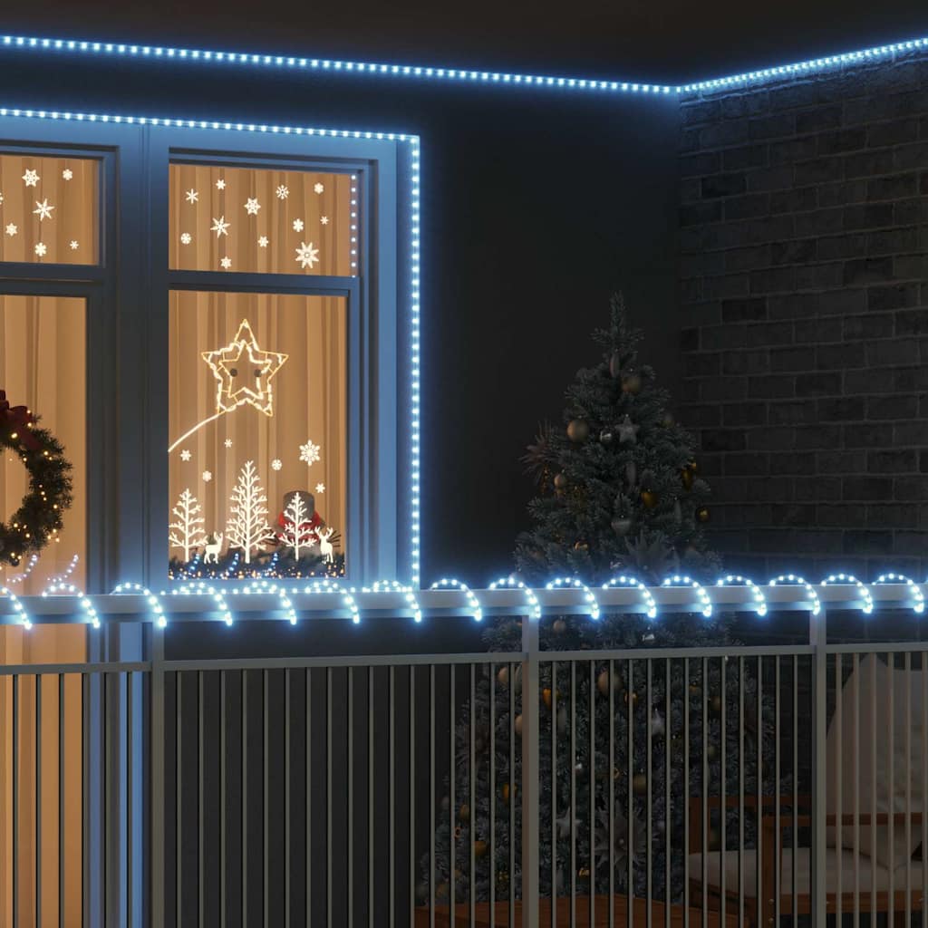 Luce a corda con 240 LED Bianco Freddo 10 m PVC