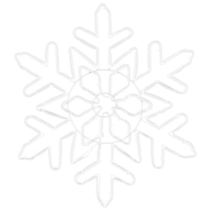 Fiocco di Neve di Natale Blu 55,5 x 55,5 x 0,75 cm PVC