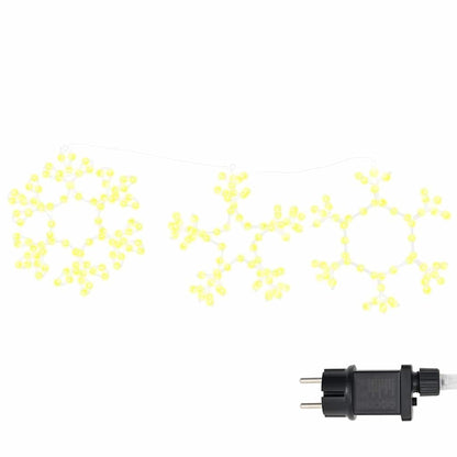 Fiocco di Neve di Natale Bianco caldo 44,5 x 38 cm PVC