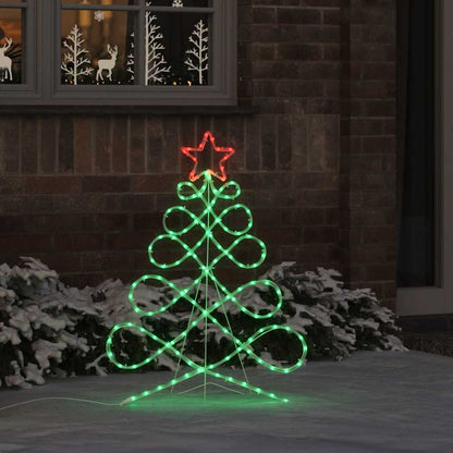 Luci a forma di albero di Natale Multicolore 78 x 58 cm PVC