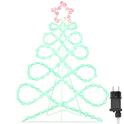 Luci a forma di albero di Natale Multicolore 78 x 58 cm PVC