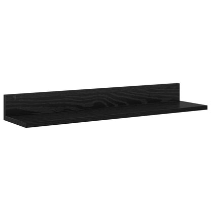 Set mobile TV 4 pcs Rovere Nero Legno multistrato