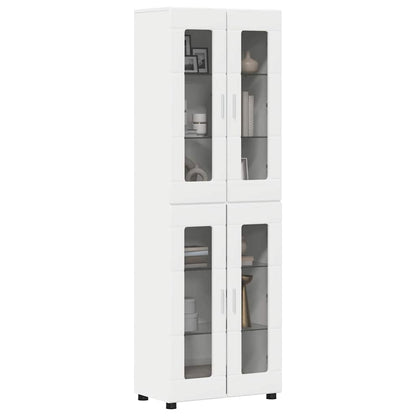 Credenza FLORIN Bianco 60 x 35 x 182 cm Legno multistrato