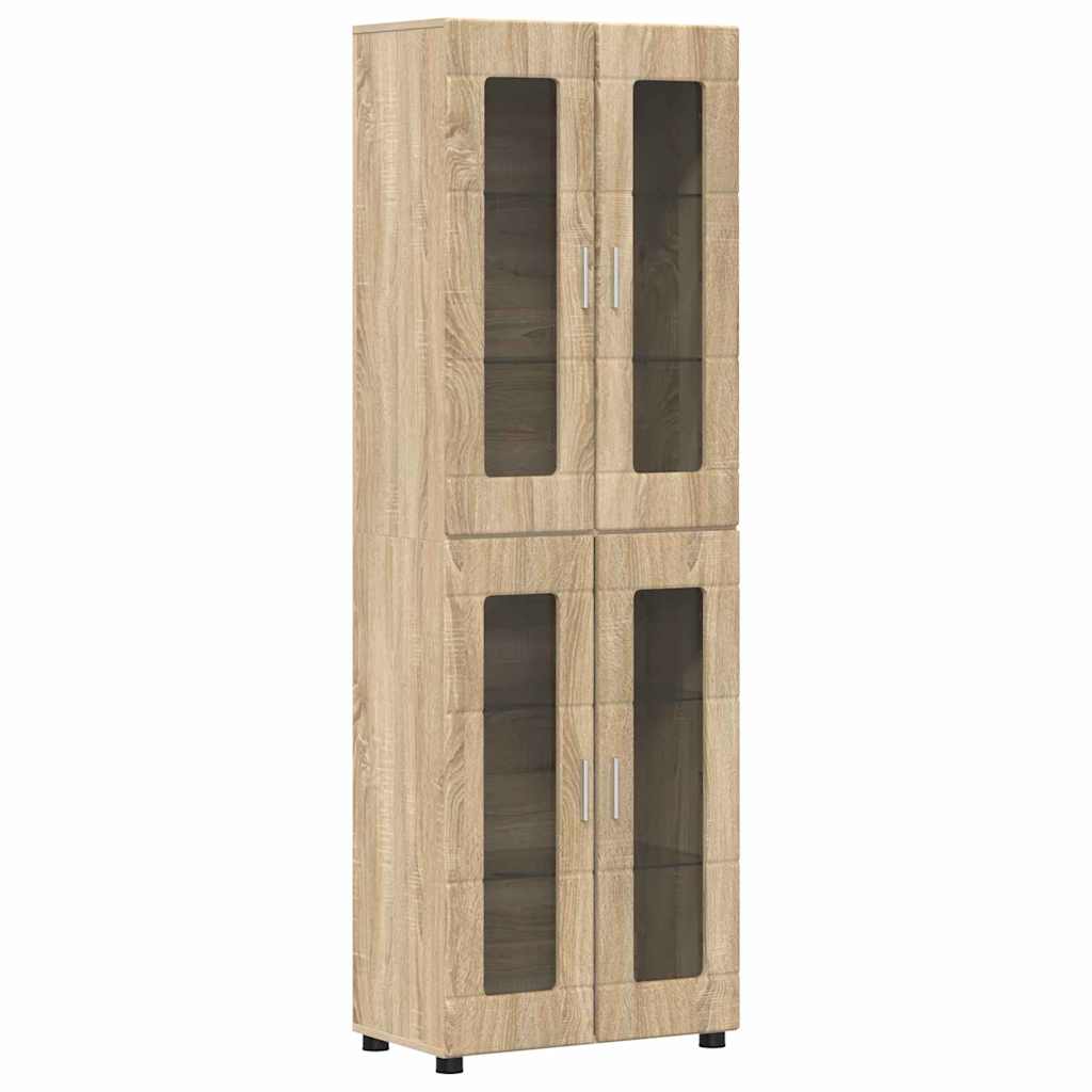 Credenza con lo scaffale FLORIN Rovere Sonoma 60 x 35 x 182 cm