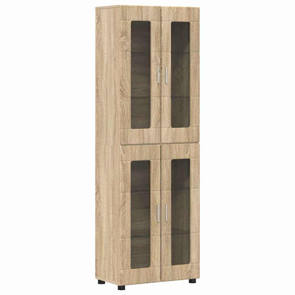 Credenza con lo scaffale FLORIN Rovere Sonoma 60 x 35 x 182 cm