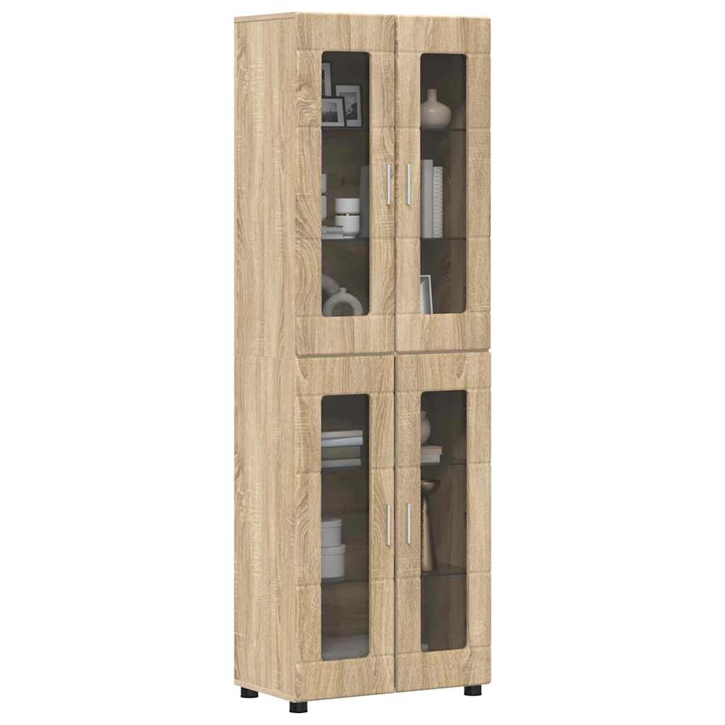 Credenza con lo scaffale FLORIN Rovere Sonoma 60 x 35 x 182 cm