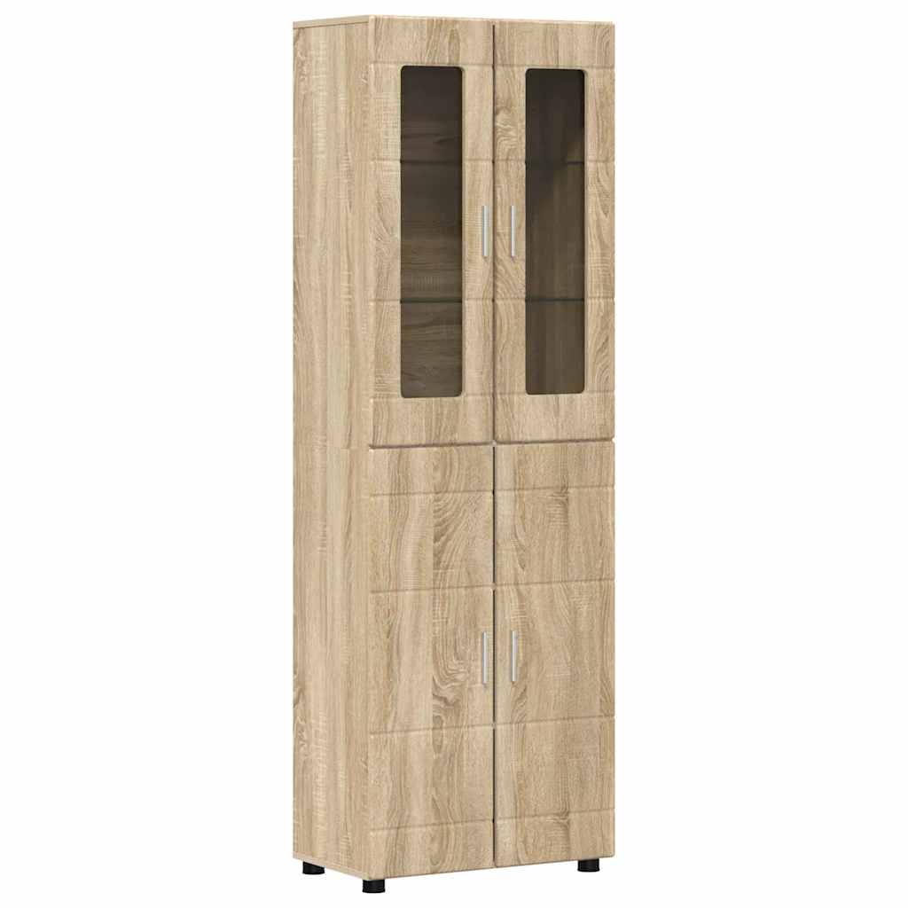 Credenza con lo scaffale FLORIN Rovere Sonoma 60 x 35 x 182 cm