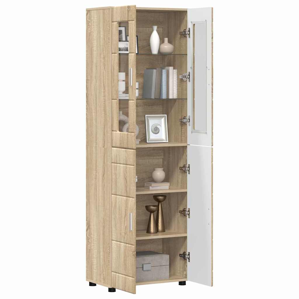 Credenza con lo scaffale FLORIN Rovere Sonoma 60 x 35 x 182 cm