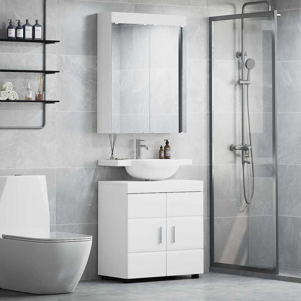Set di mobili per il bagno TULUM Bianco Legno multistrato