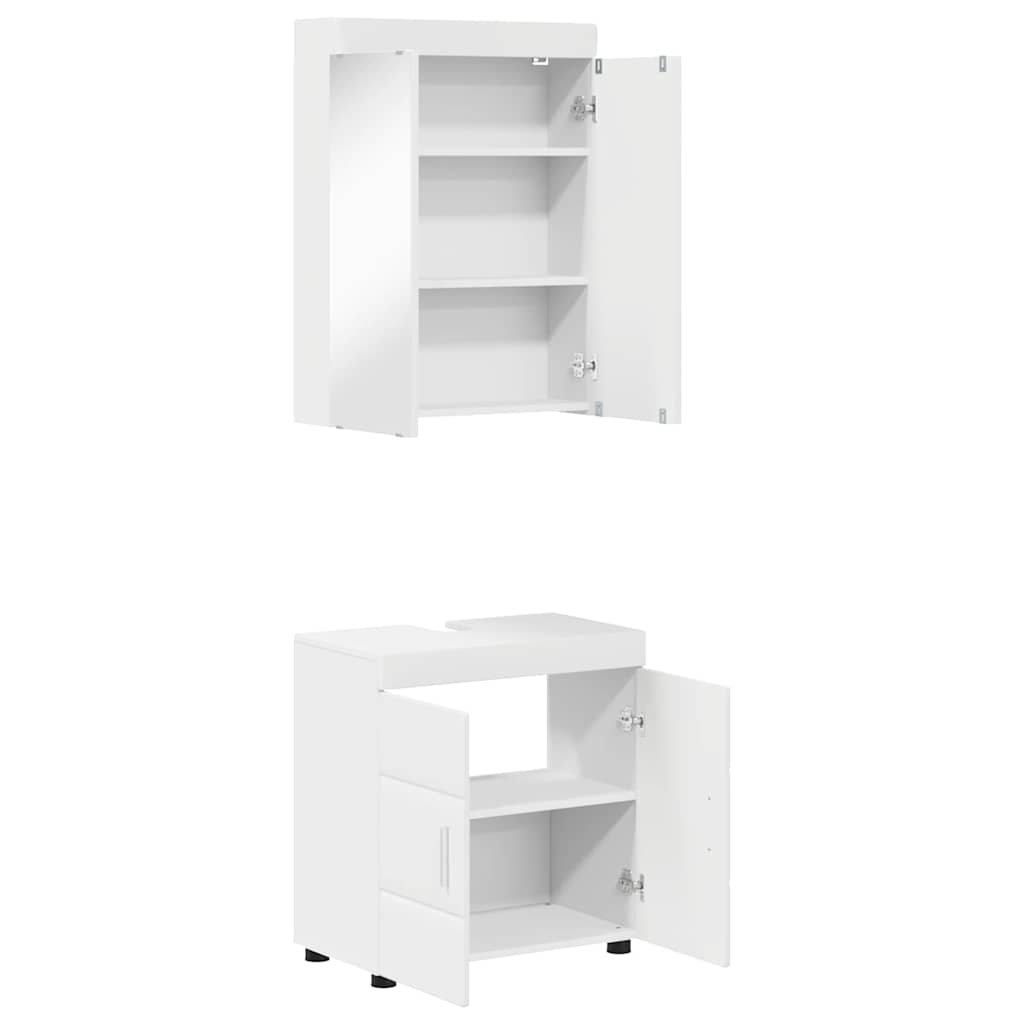 Set di mobili per il bagno TULUM Bianco Legno multistrato