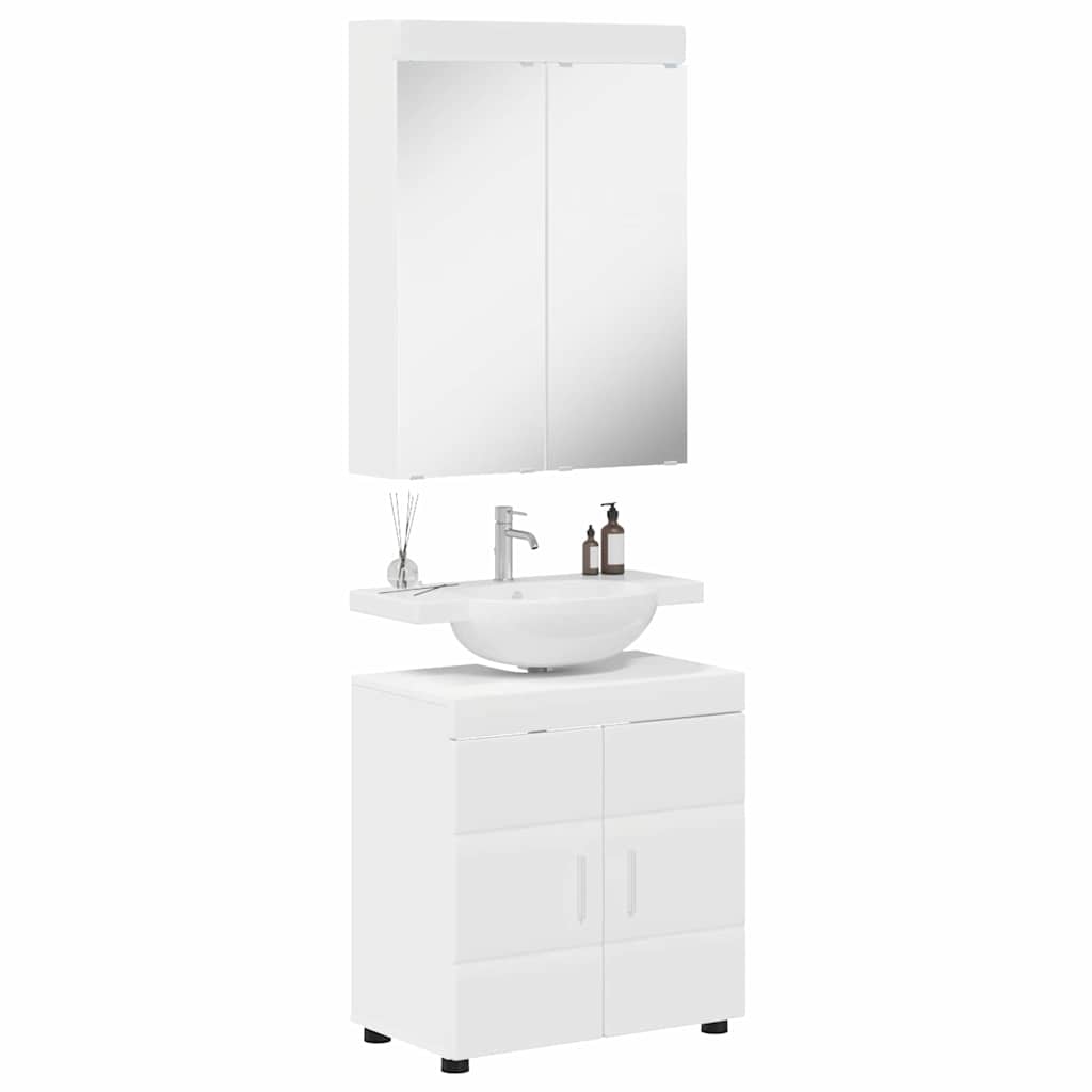 Set di mobili per il bagno TULUM Bianco Legno multistrato