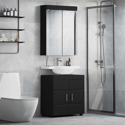 Set di mobili per il bagno TULUM Nero Legno multistrato