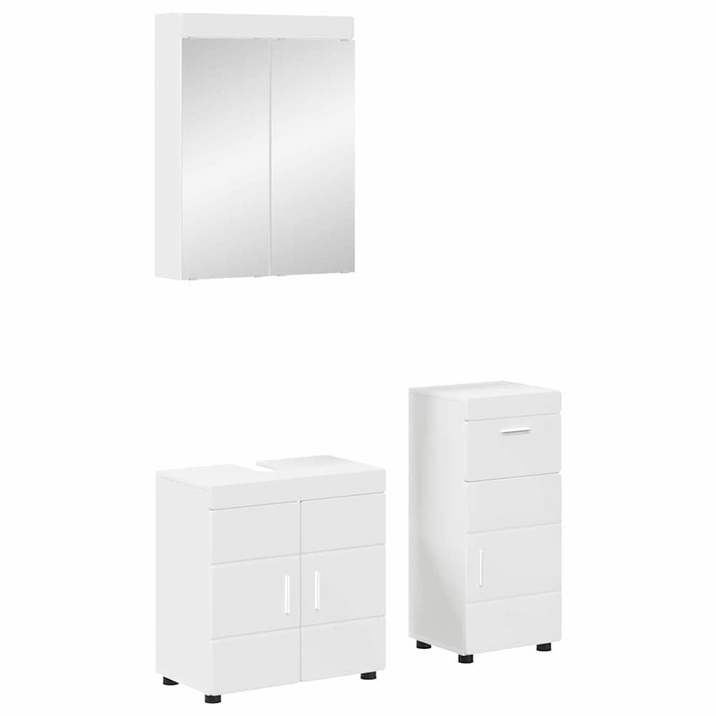 Set di mobili per il bagno TULUM Bianco Legno multistrato