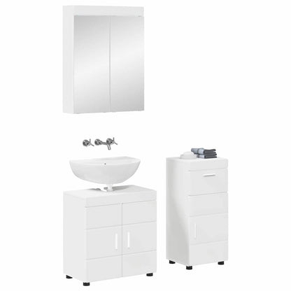 Set di mobili per il bagno TULUM Bianco Legno multistrato