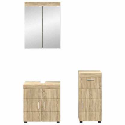 Set di mobili per il bagno con cassetto TULUM Rovere Sonoma